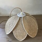 Vintage plant fibre lotus suspension