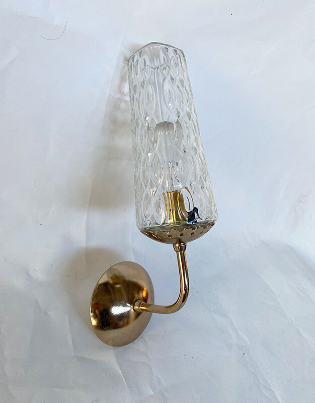 Golden wall lamp