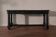 Table console en finition Shou Sugi Ban