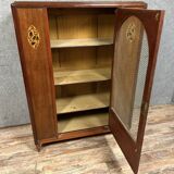 According to Maurice Dufrene: Art Nouveau period marquetry library around 1900