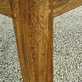 Solid oak farmhouse table 80x185