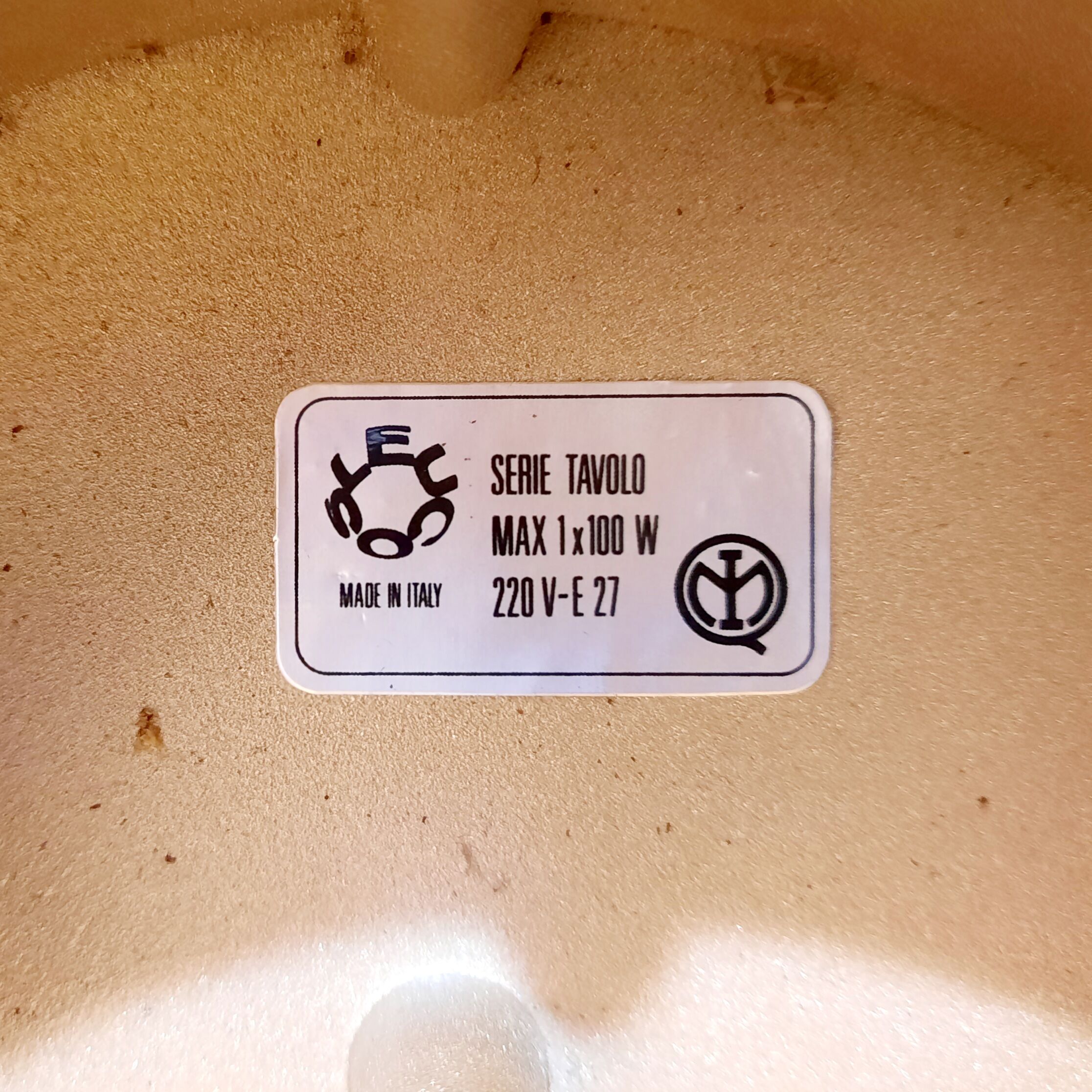 Coba table lamp by Roberto Pamio for Leucos 1972