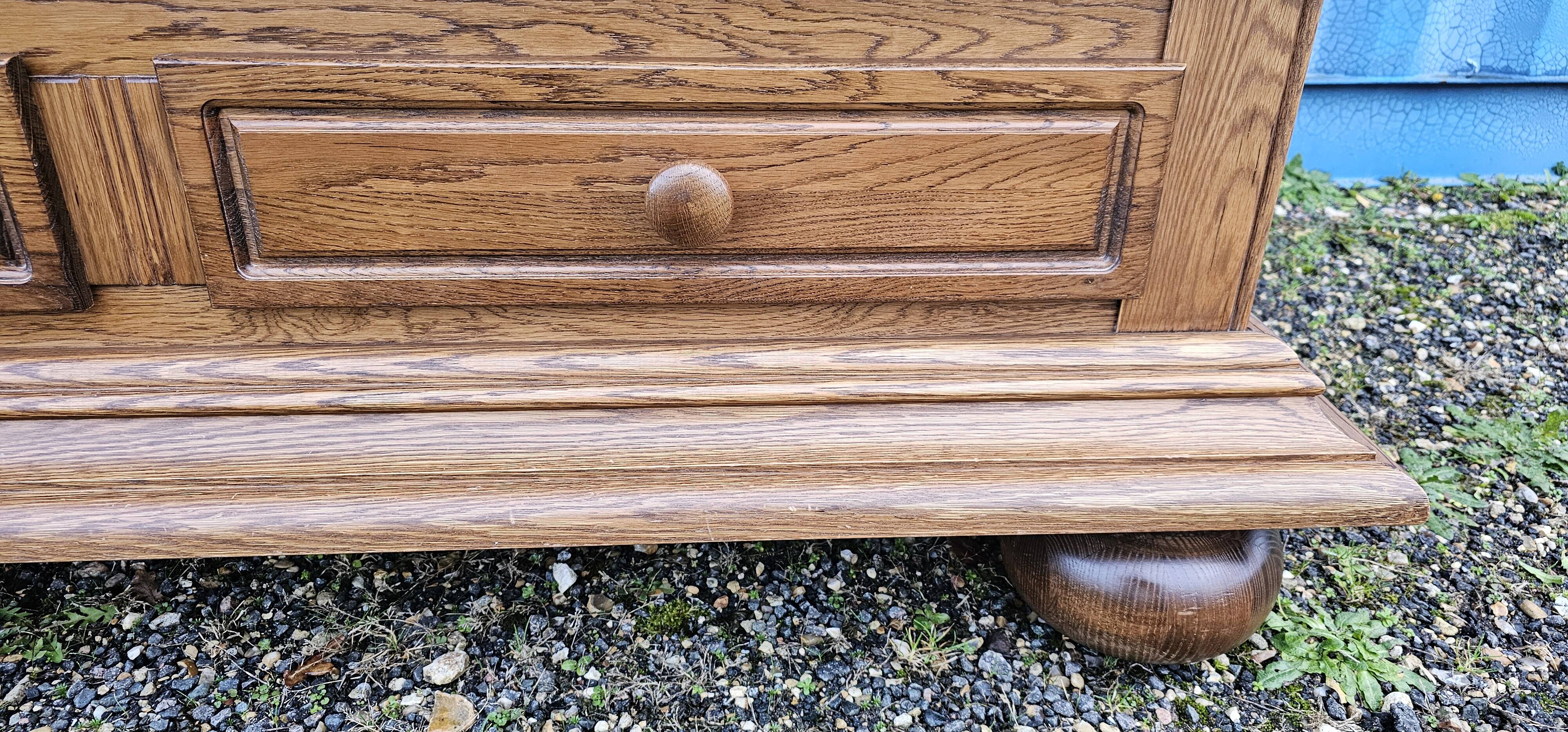 Oak wardrobe - wardrobe
