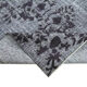 Handmade vintage turkish 1980s 178 cm x 270 cm grey carpet