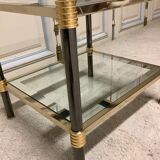 Glass coffee table
