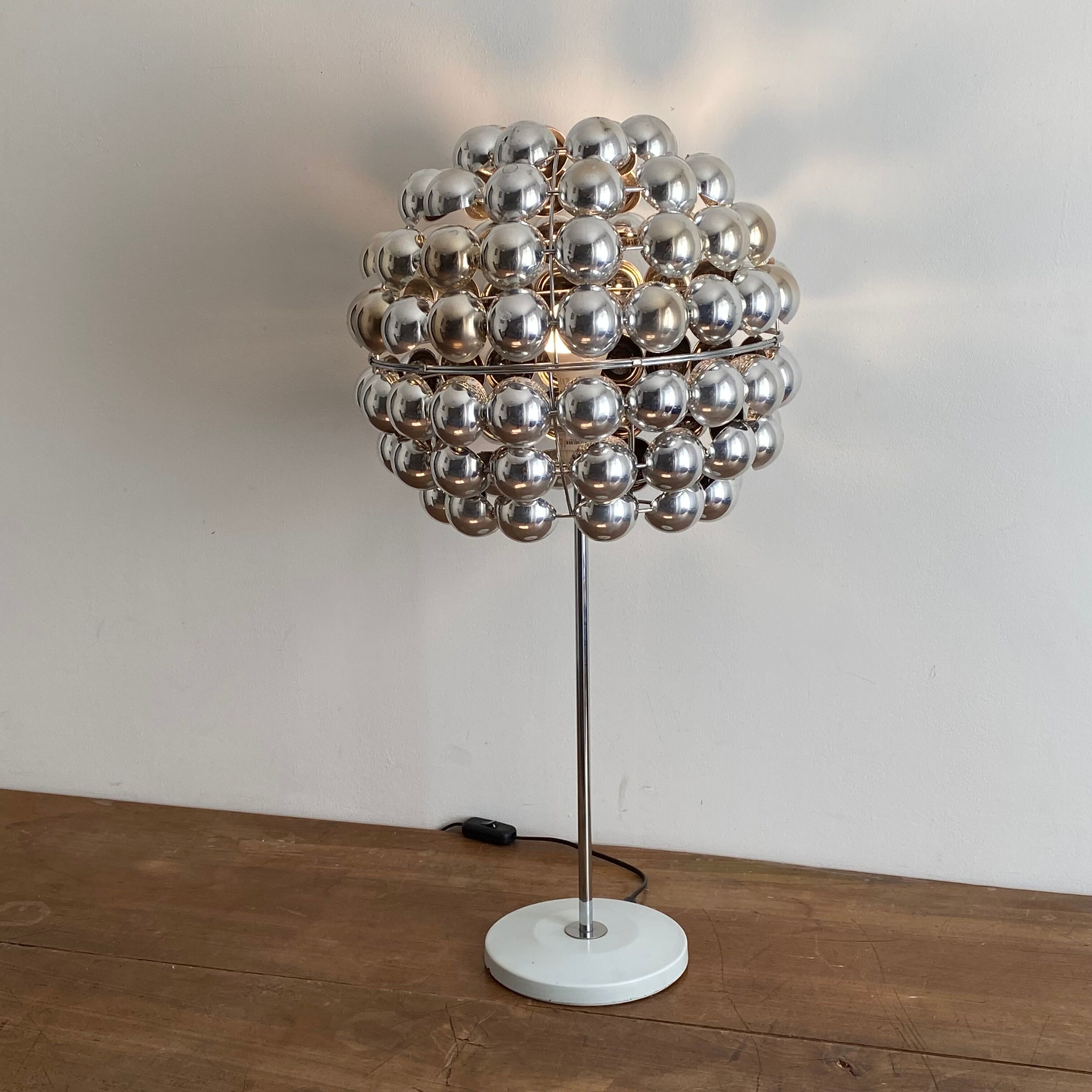 Lampe cinétique space age. 1970.