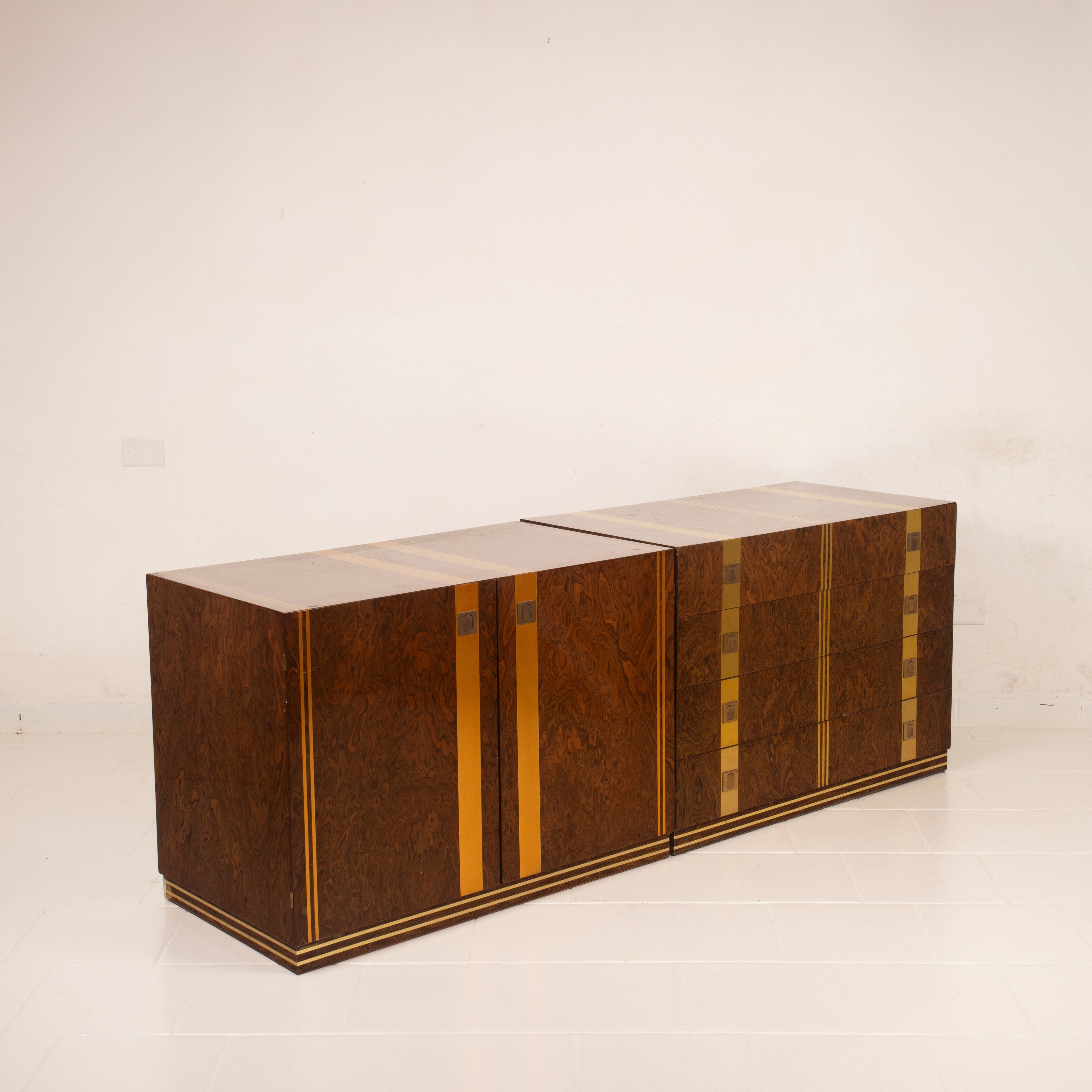 Cabinet and Chest of Drawers by Angelo Gaggioli for Gaggioli Roma, 1970s