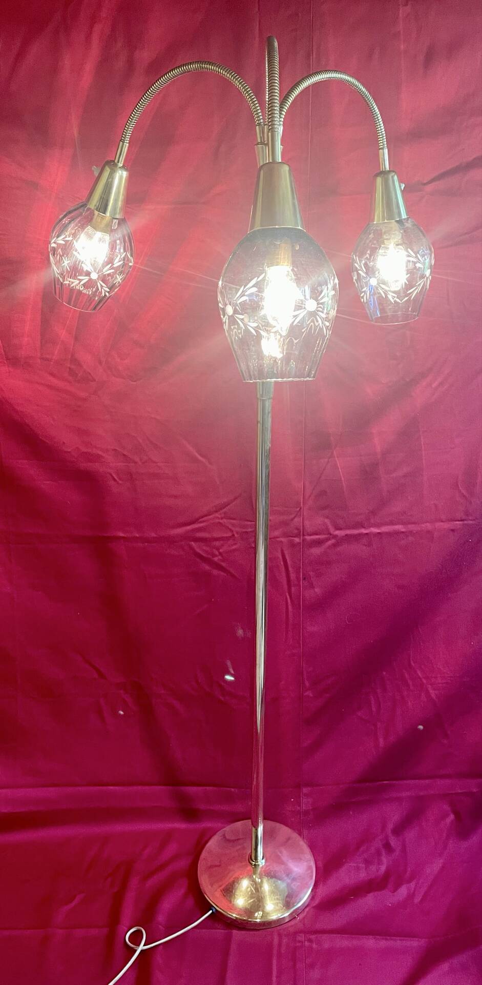 Adjustable floor lamp, 1960, origin Austria