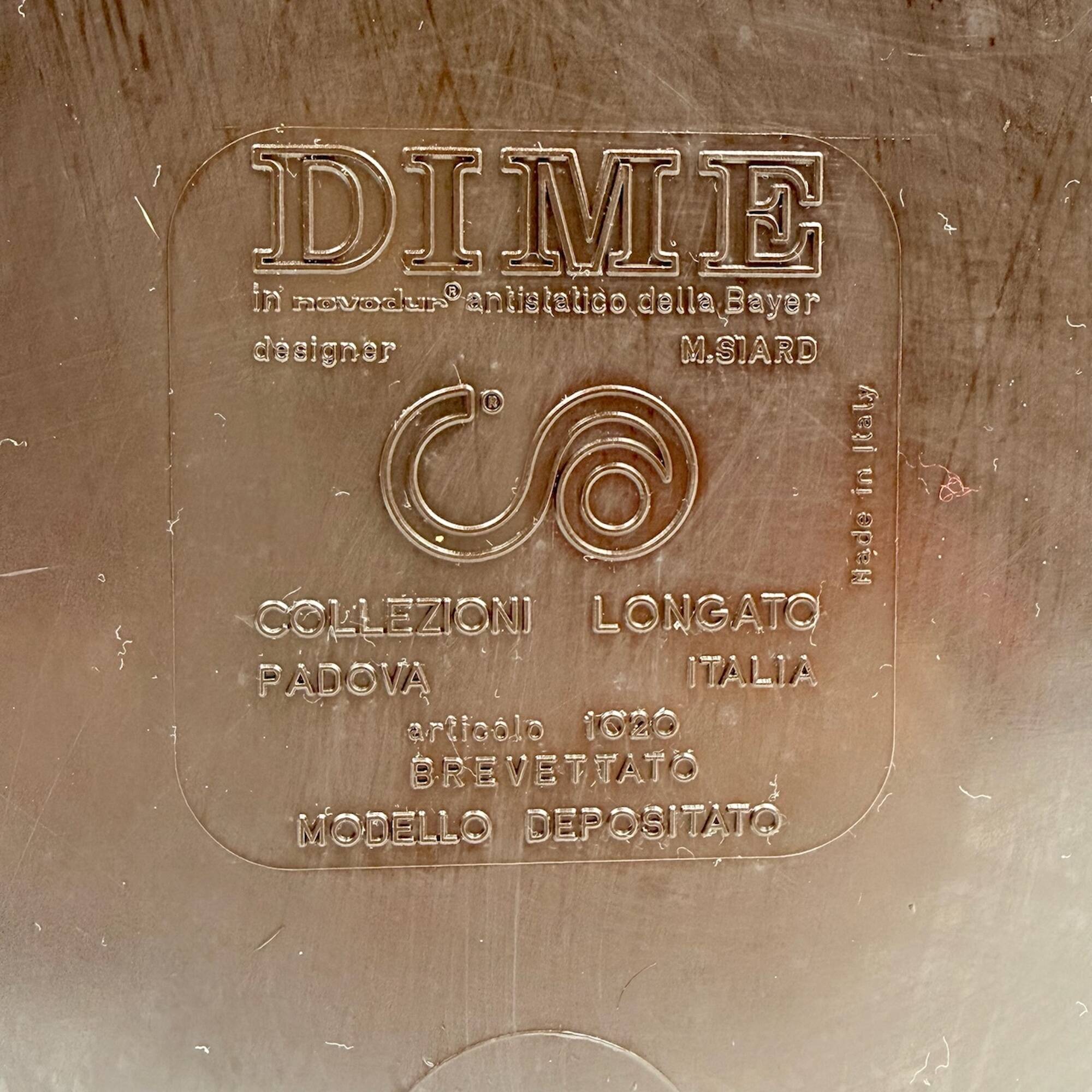 Cubes de rangement DIME design Marcello Siard Italie années 70