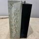 BEGA brutalist wall or ceiling light, pressed glass, 1960s-70s