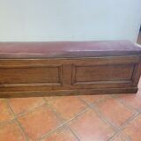 Old oak chest bench