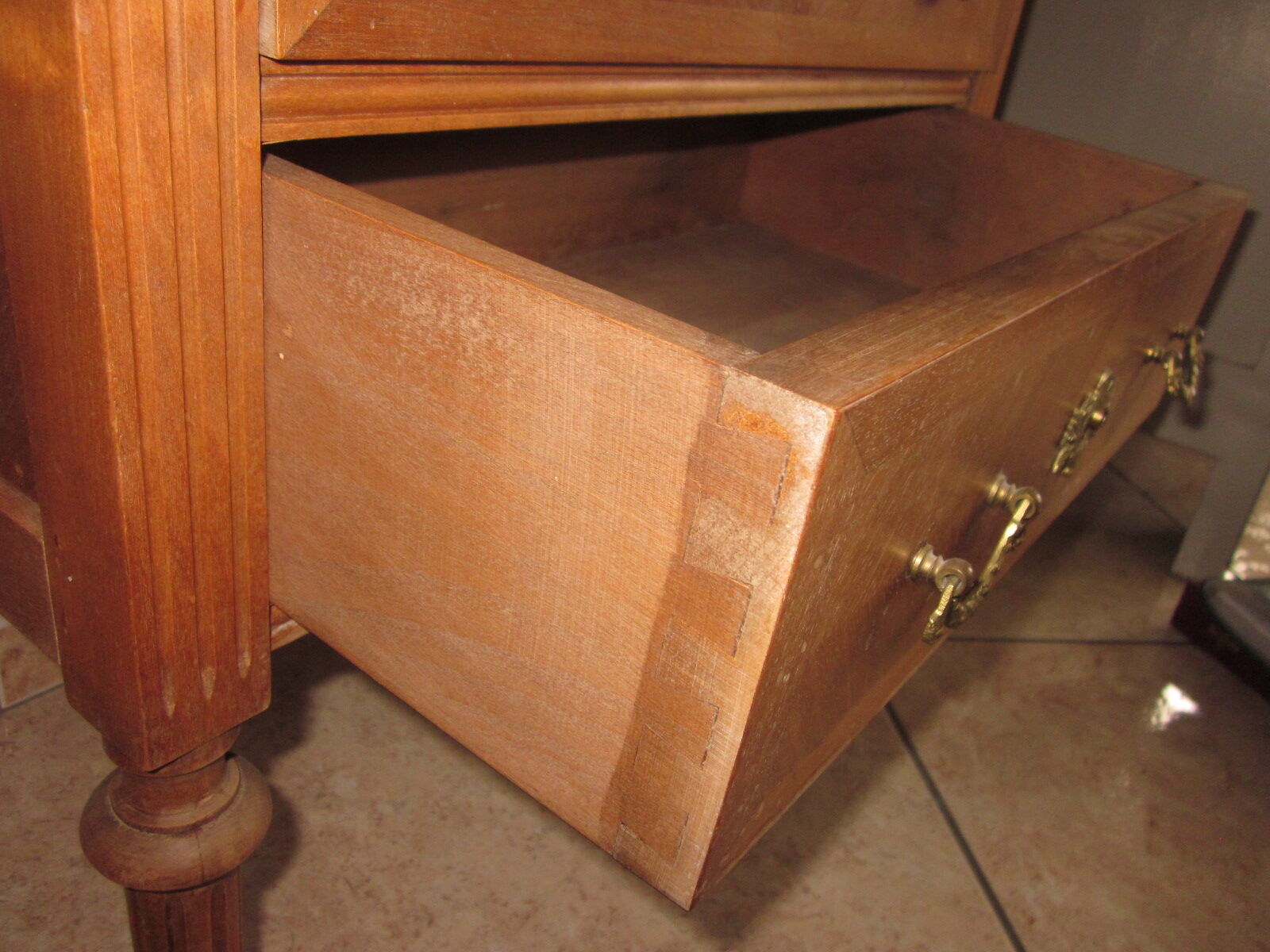 Commode en marqueterie 4 tiroirs 1920