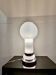 Italian Table Lamp in White Opaline Glass, 1960s