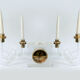 candlestick set & clock Dorothy C. Thorpe