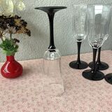 Flûtes à champagne Luminarc Octime style art déco