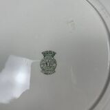 Set of 4 flat plates, "Champagne" model, Badonviller, early 20th century.
