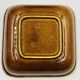 Lot 3 Square Plates Stoneware Deco Hälsingborg K.J. Svensson