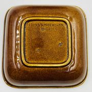 Lot 3 plats carrés en grès Deco Hälsingborg K.J. Svensson