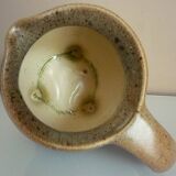 Tripod pitcher in glazed ceramic, signed Périgord pottery, 1950s/1960s