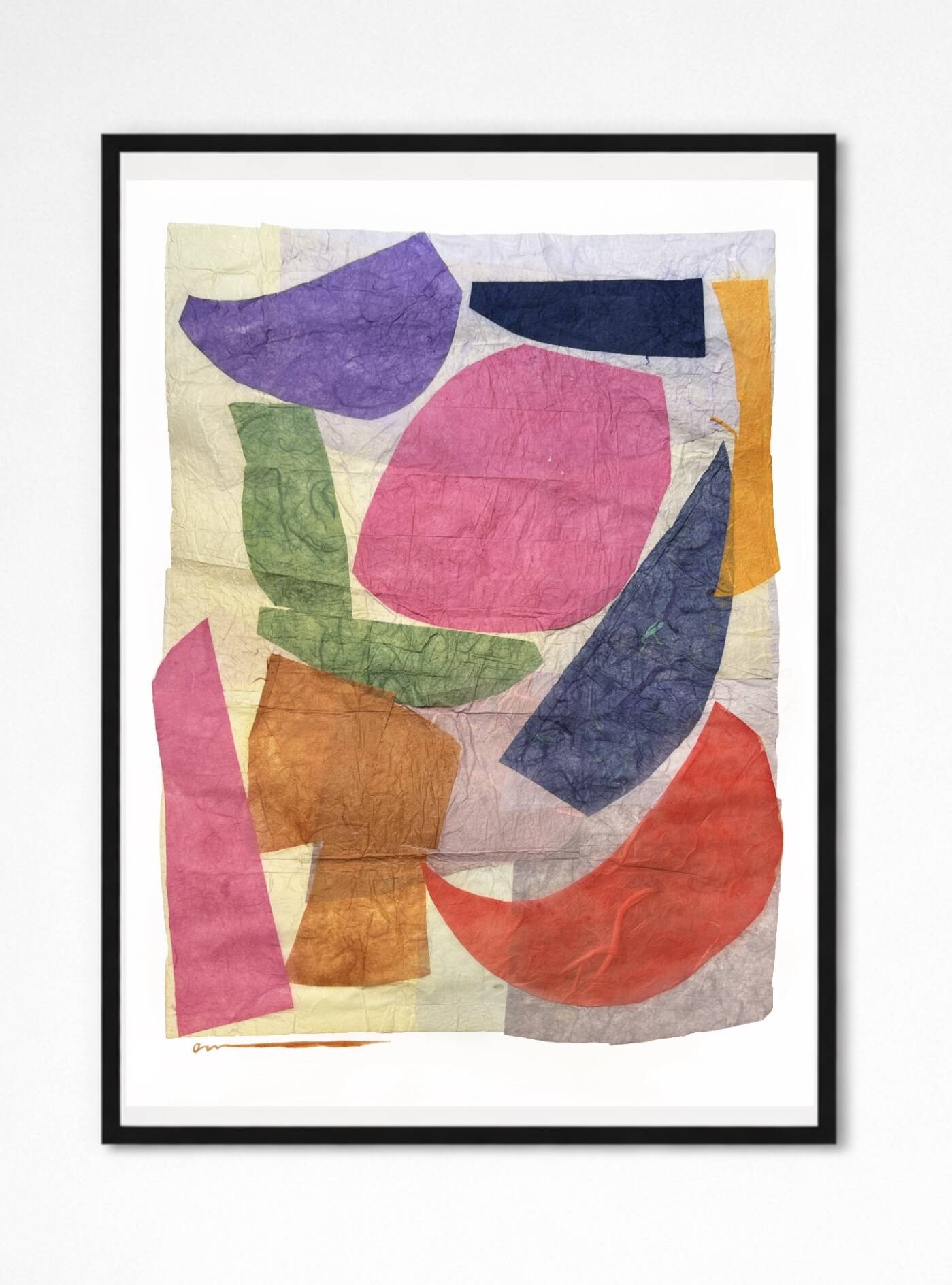 Collage on paper