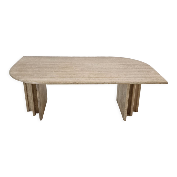 Table basse en travertin italien