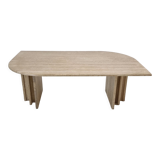 Italian travertine coffee table
