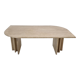 Italian travertine coffee table