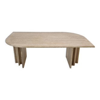 Italian travertine coffee table