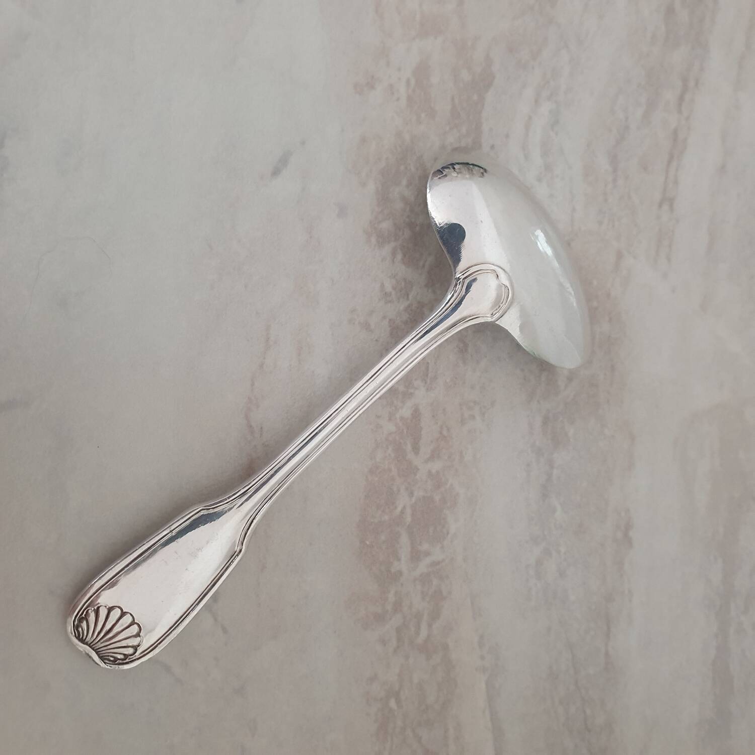Saint Medard silver-plated porridge spoon