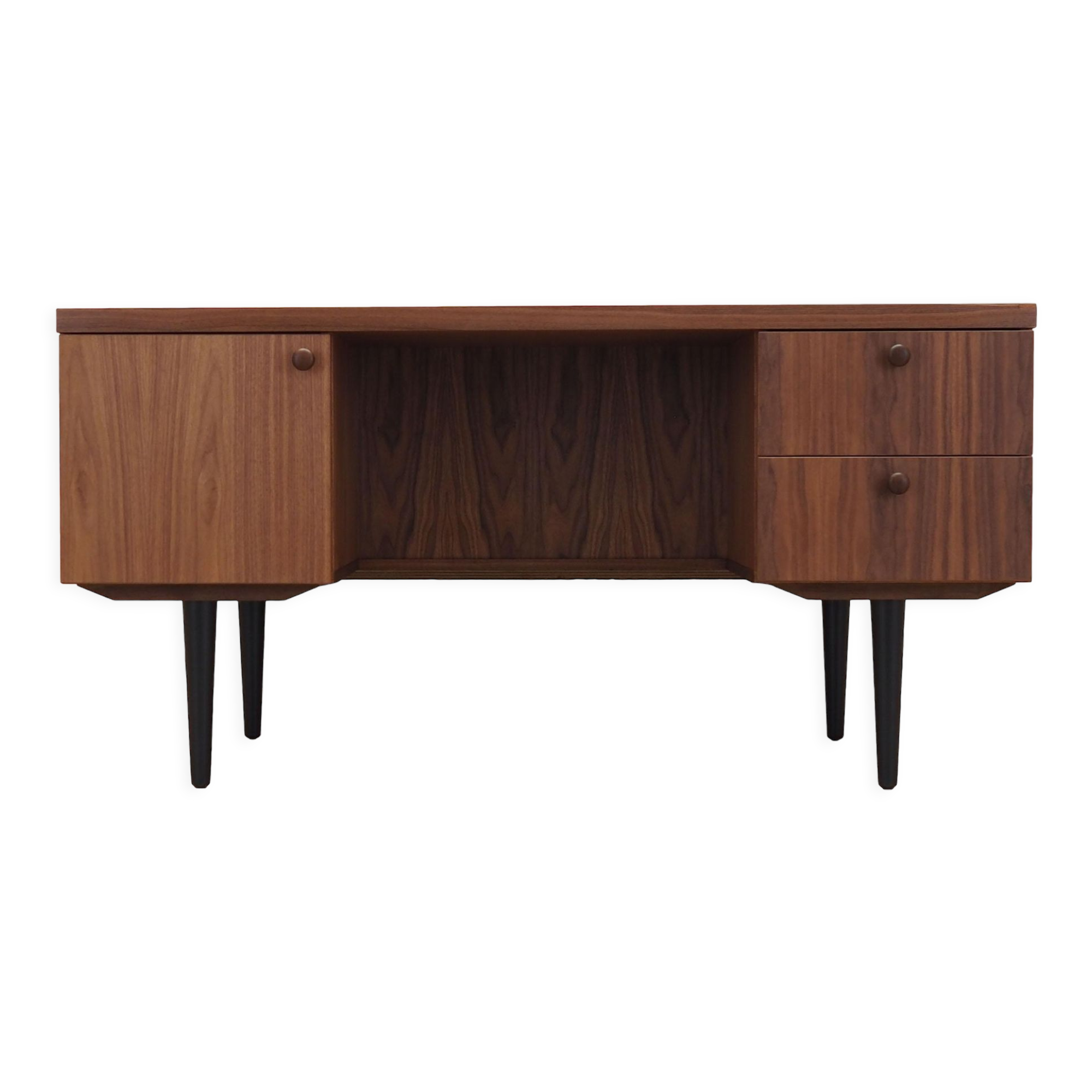 Walnut desk, Danish design, 1990s, production: Denmark