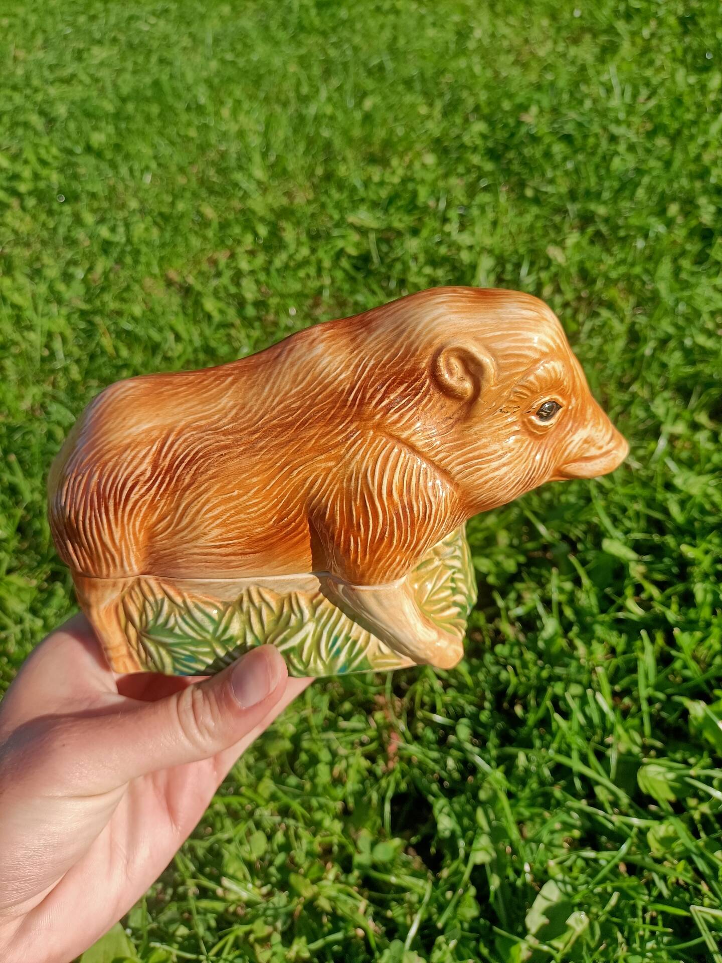 Zoomorphic terrine stamped Michel Caugant 💐
