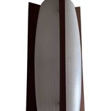 Teak and glass pendant light from the 50s