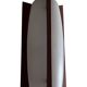 Teak and glass pendant light from the 50s