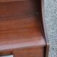 Pair of bedside tables from the 70s in rosewood stained oak veneer