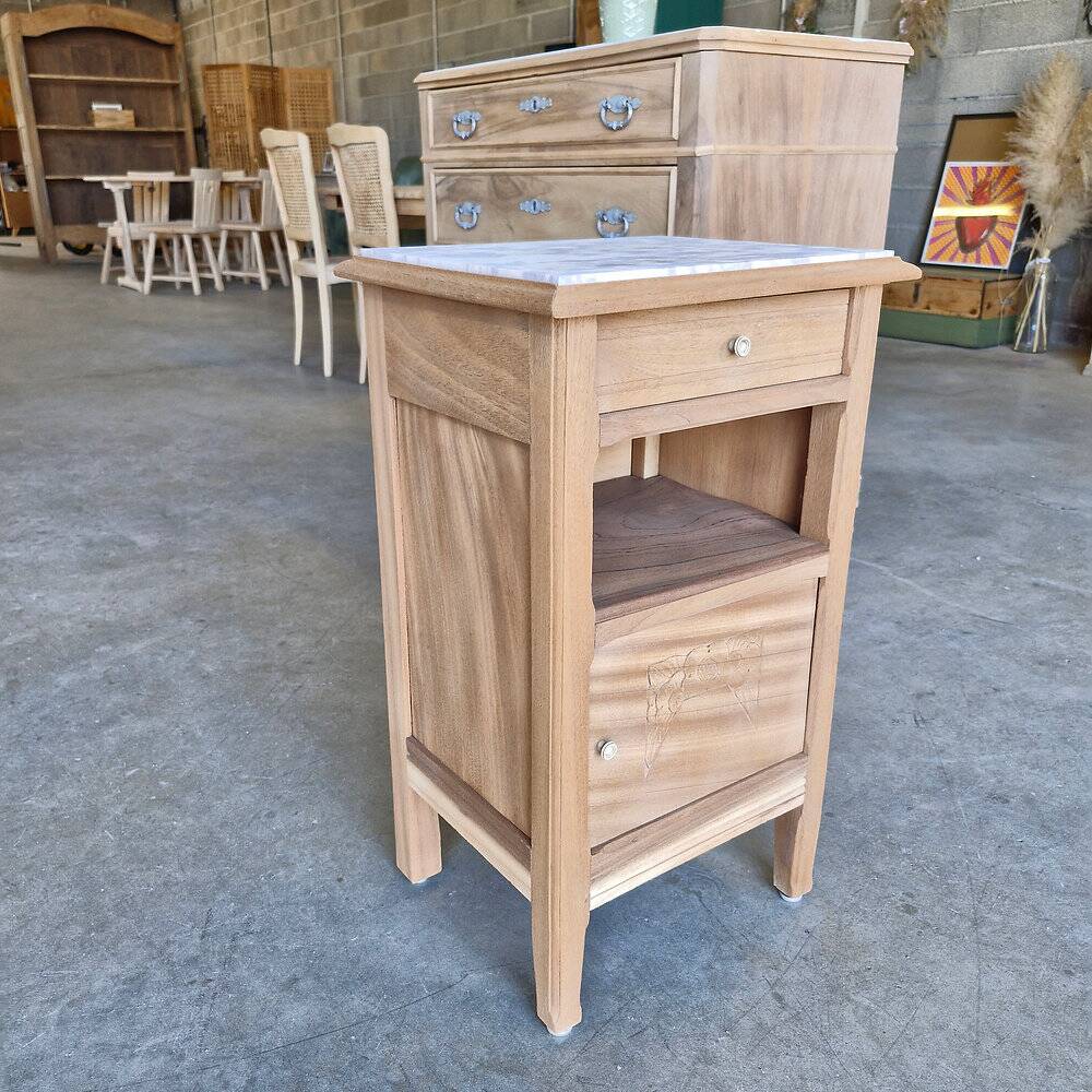 Beautiful bedside table in revitalised Art Deco style.