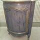 Pair of solid walnut notches painted and patinated around 1950