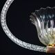 Suspension Art Déco Barovier & Toso en verre de Murano, années 1950