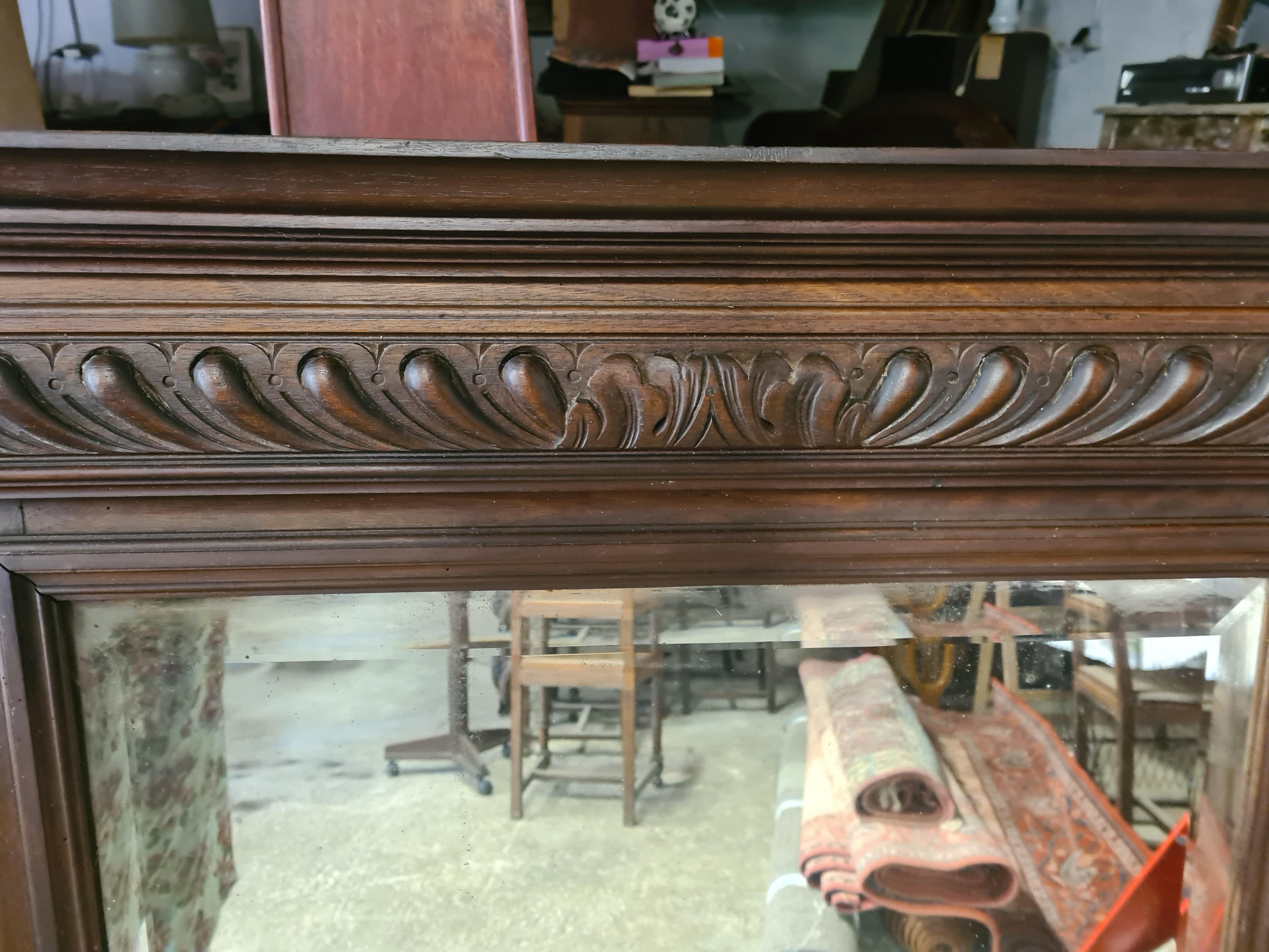 Fireplace mirror - old trumeau 95x121cm