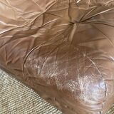 Brown leather heater