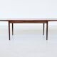 Niels Otto Moller large extendable dining table in rosewood Denmark 1960
