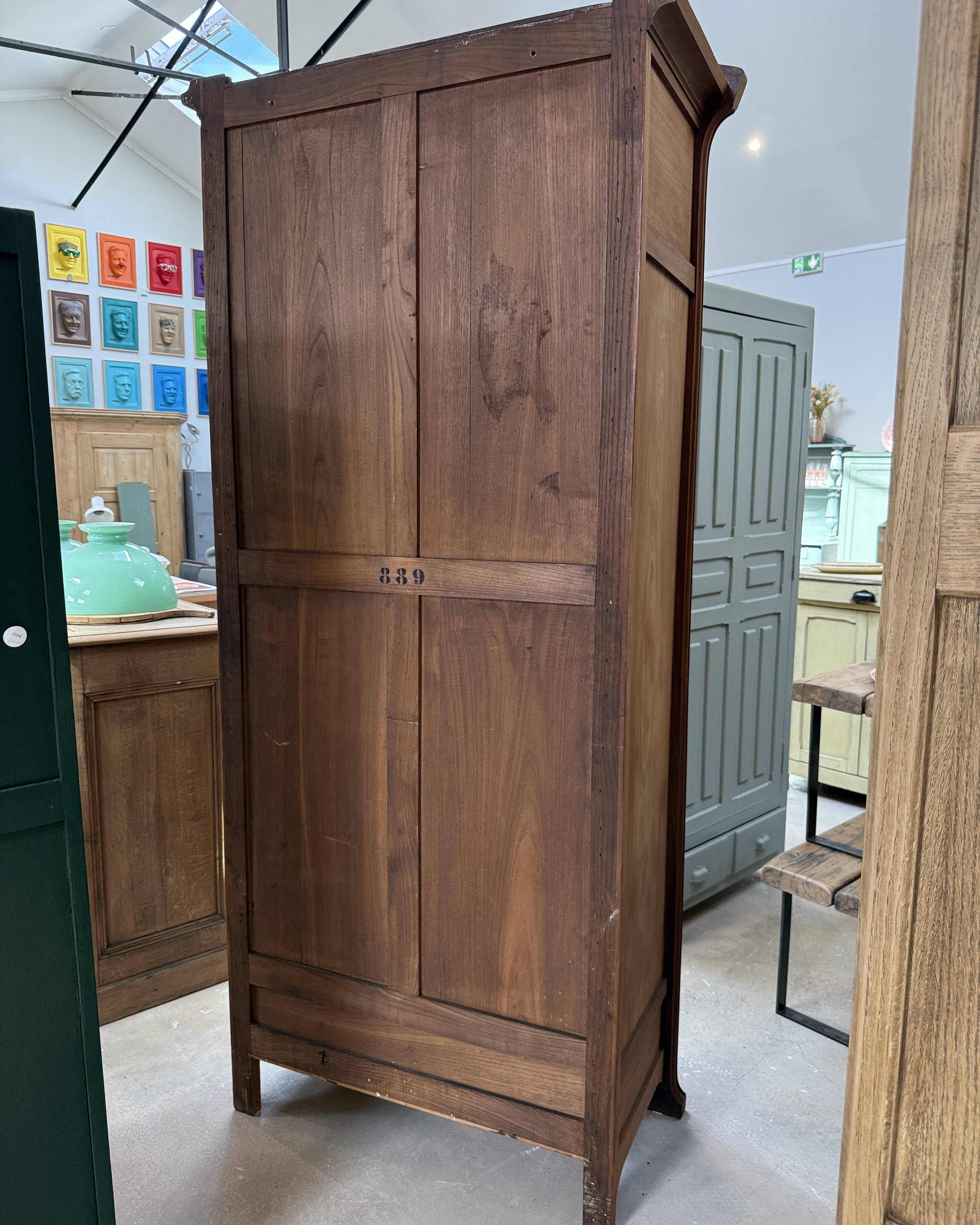 Large Art Nouveau cupboard (renovated)
