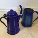 Enamelled metal coffee maker