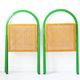 2 Chaises pliantes en cannage Giorgio Cattelan