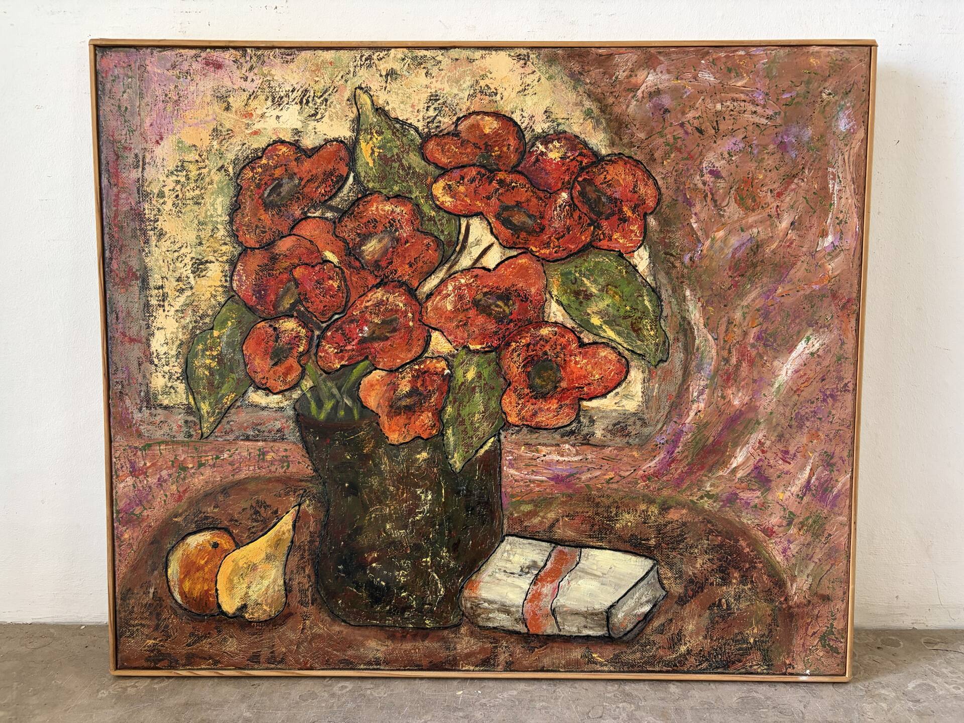 The poppies, oil on canvas