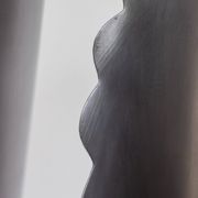 Pair of brushed steel lamps⎮60s, 70s