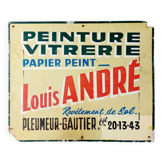 Enseigne publicitaire des années 50/60