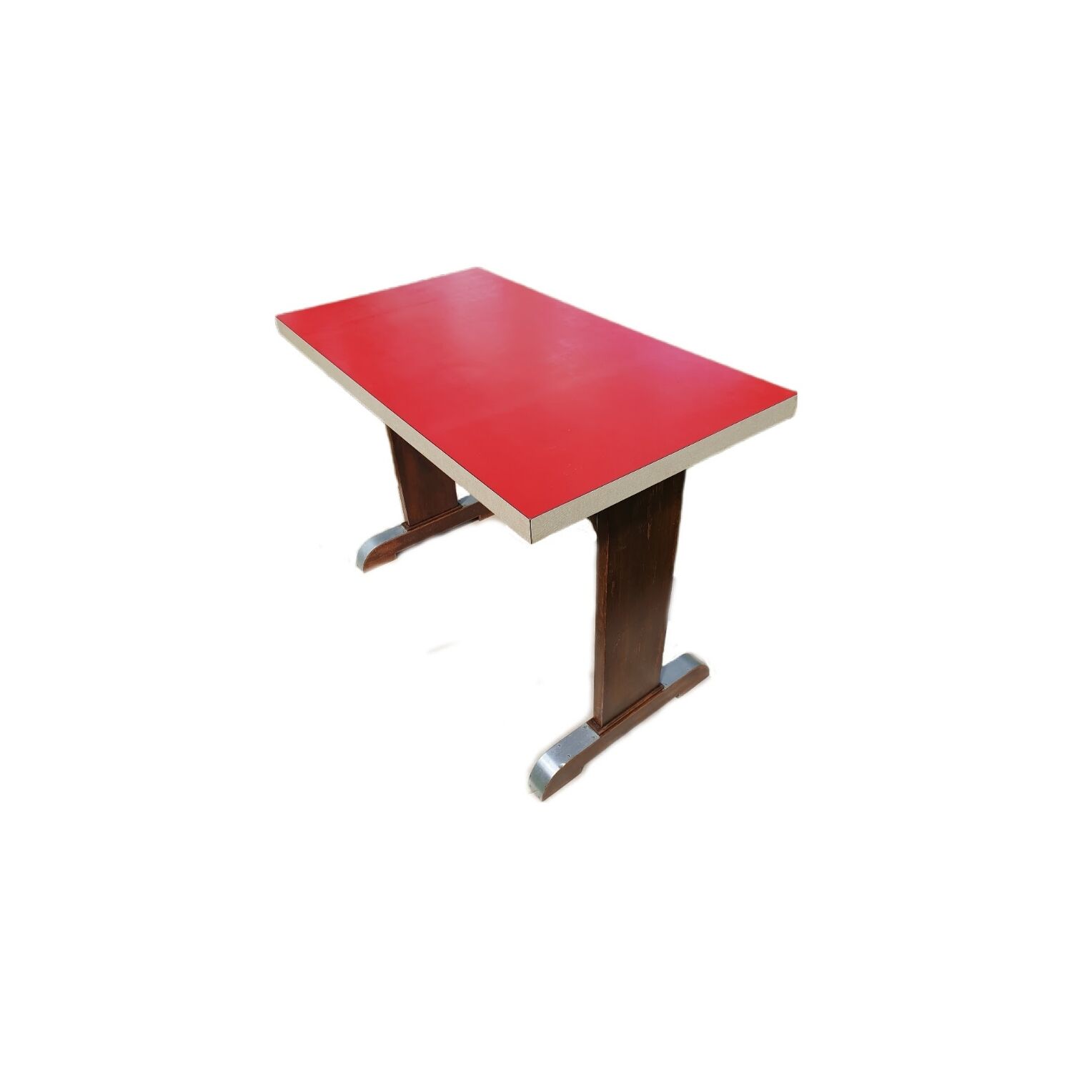 30s/40s bistro table in red formica