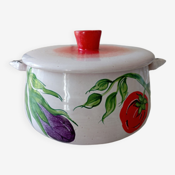 Vintage terracotta casserole