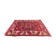 Vintage western turkish rug oriental 100x74 cm, red