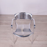 Aluminium stackable chair by Jorge Pensi for Amat 3, 1980